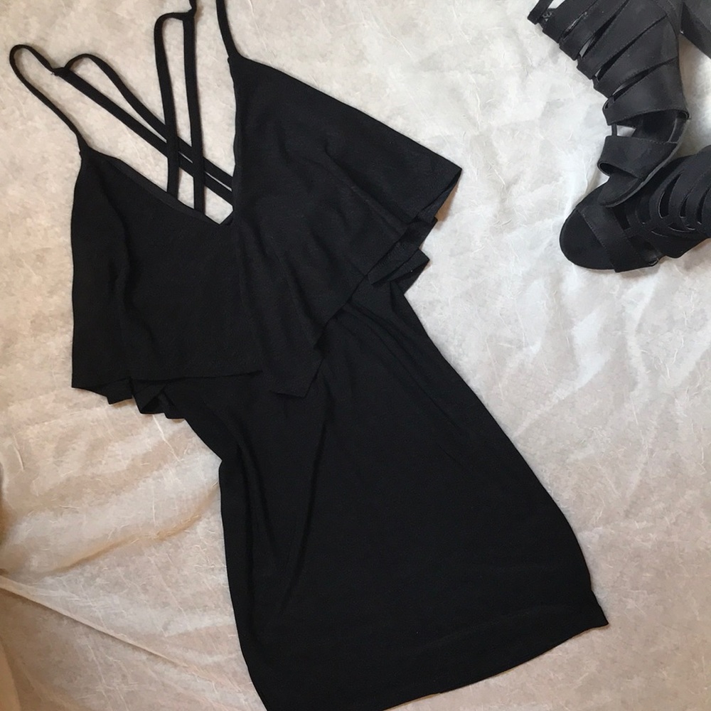 Flare top Bodycon mini dress